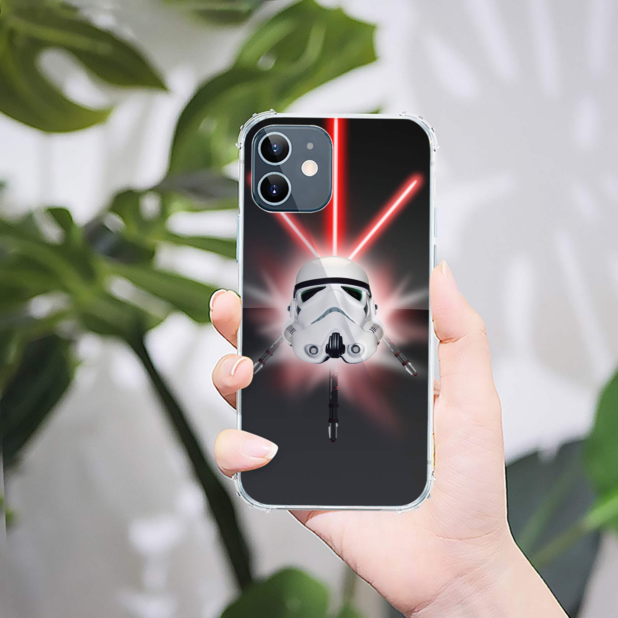 （画像用） スター・ウォーズ Star Wars 【iPhone 12シリーズ対応】透明スマホケース（クリアソフトケース）